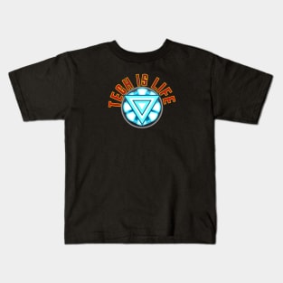 Tech Is Life (Arc Reactor) Kids T-Shirt